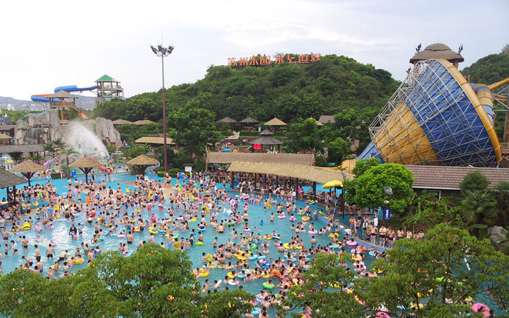 水主題公園項(xiàng)目旅游規(guī)劃院：蘇州樂(lè)園水上世界項(xiàng)目實(shí)景